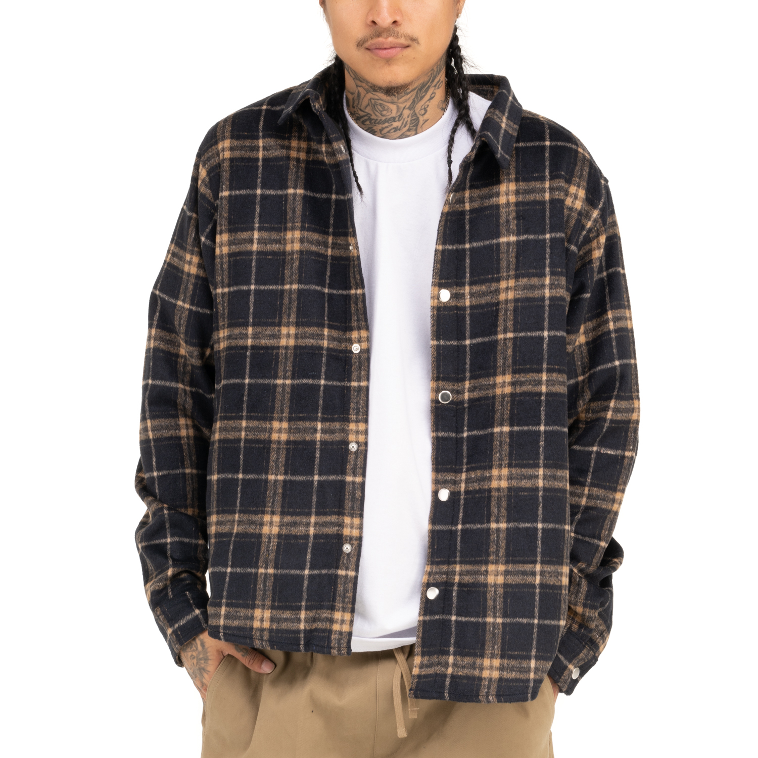 Pro Club Men's Heavyweight Flannel Shirt Jacket
