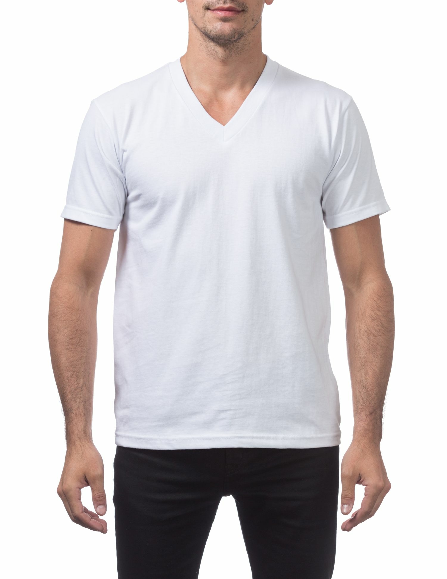 Pro Club Men's Heavyweight V-Neck T-Shirt
