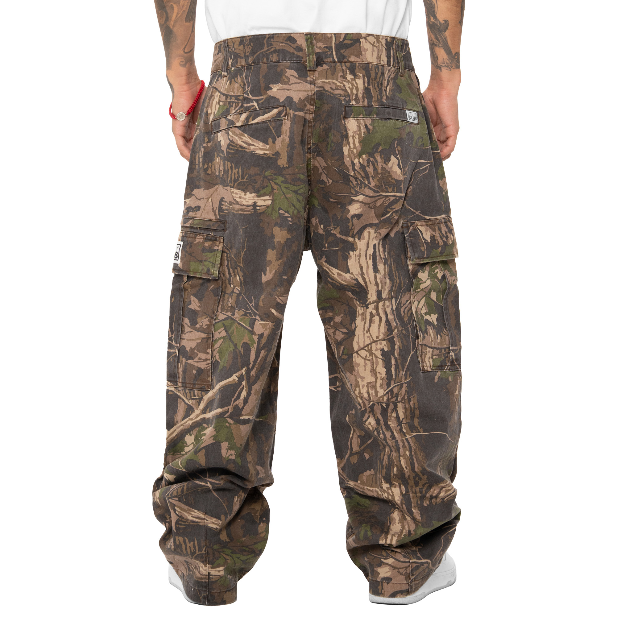 Pro Club Men's Heavyweight Twill Pleated Wide Leg Cargo Pant