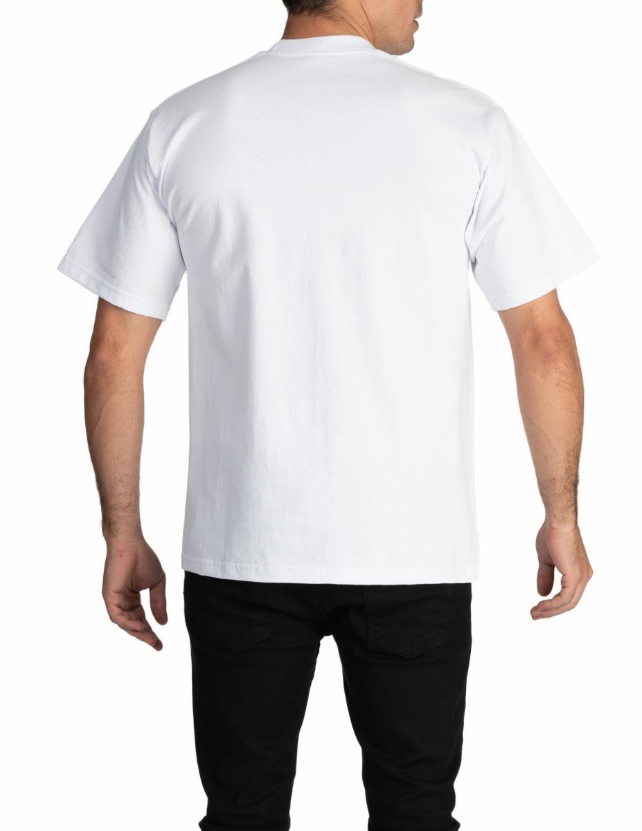 Pro Club Heavyweight Short Sleeve Embroidered Box Logo Tee