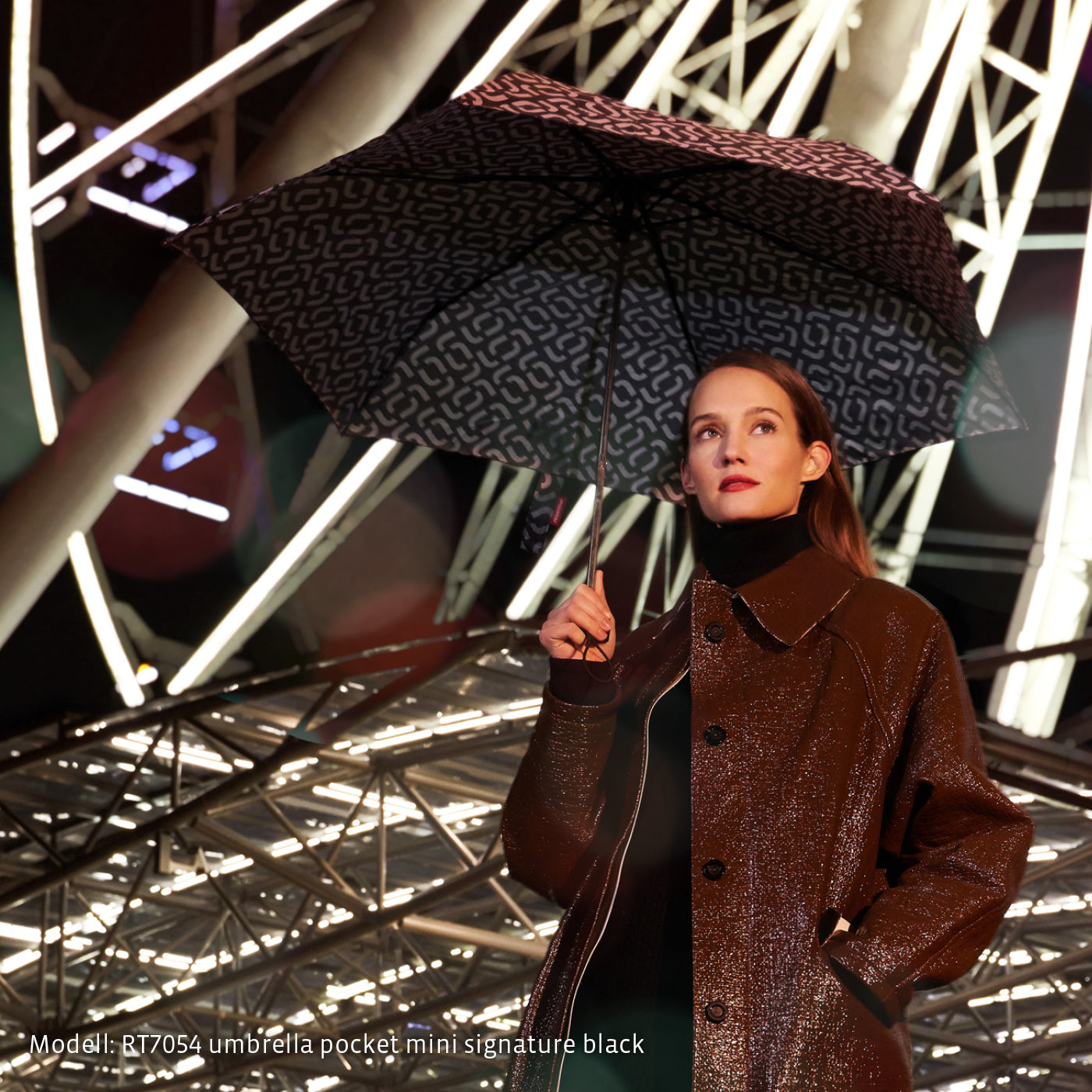 umbrella pocket mini twist silver