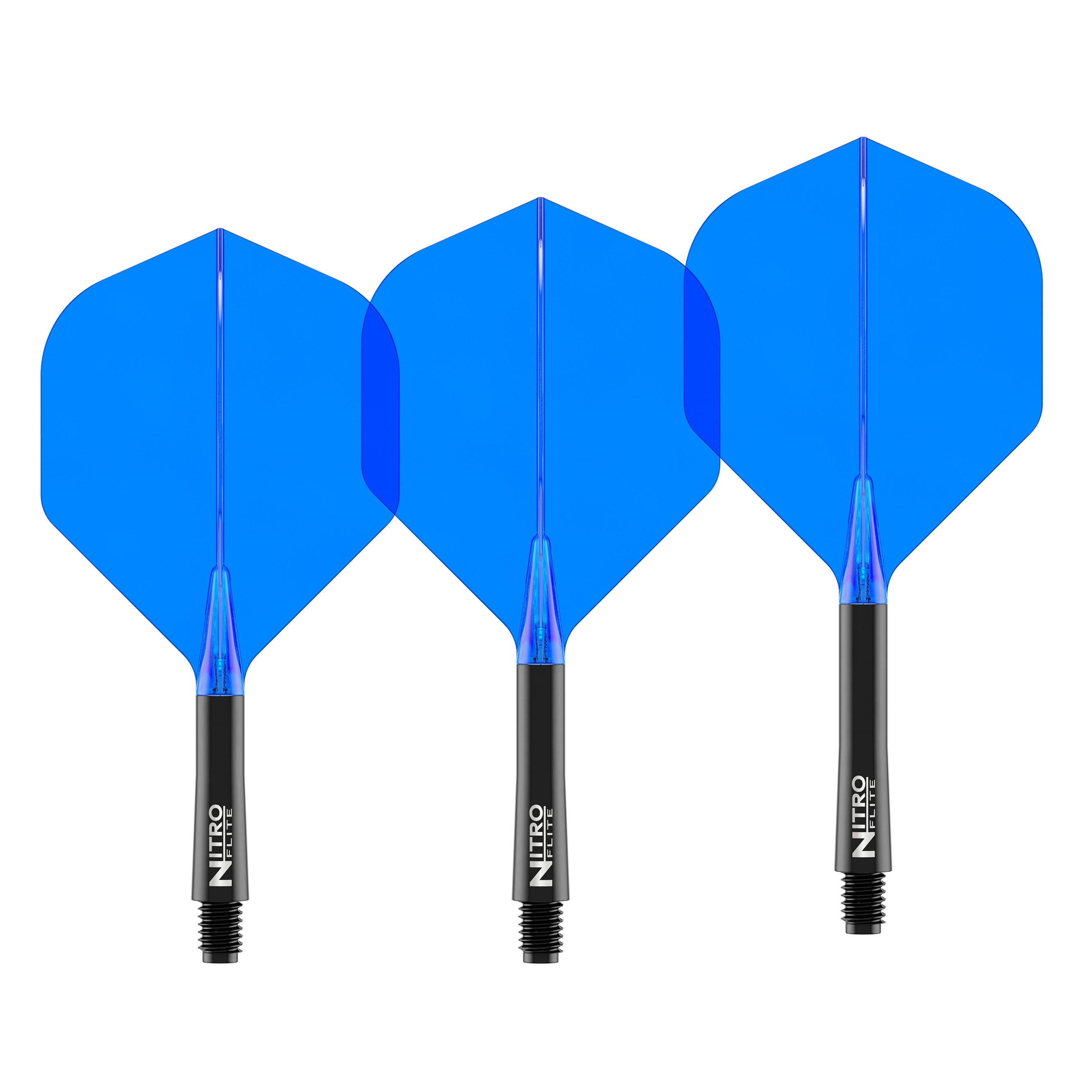 Nitro Flite - Integrated Flight and Shaft Black & Blue