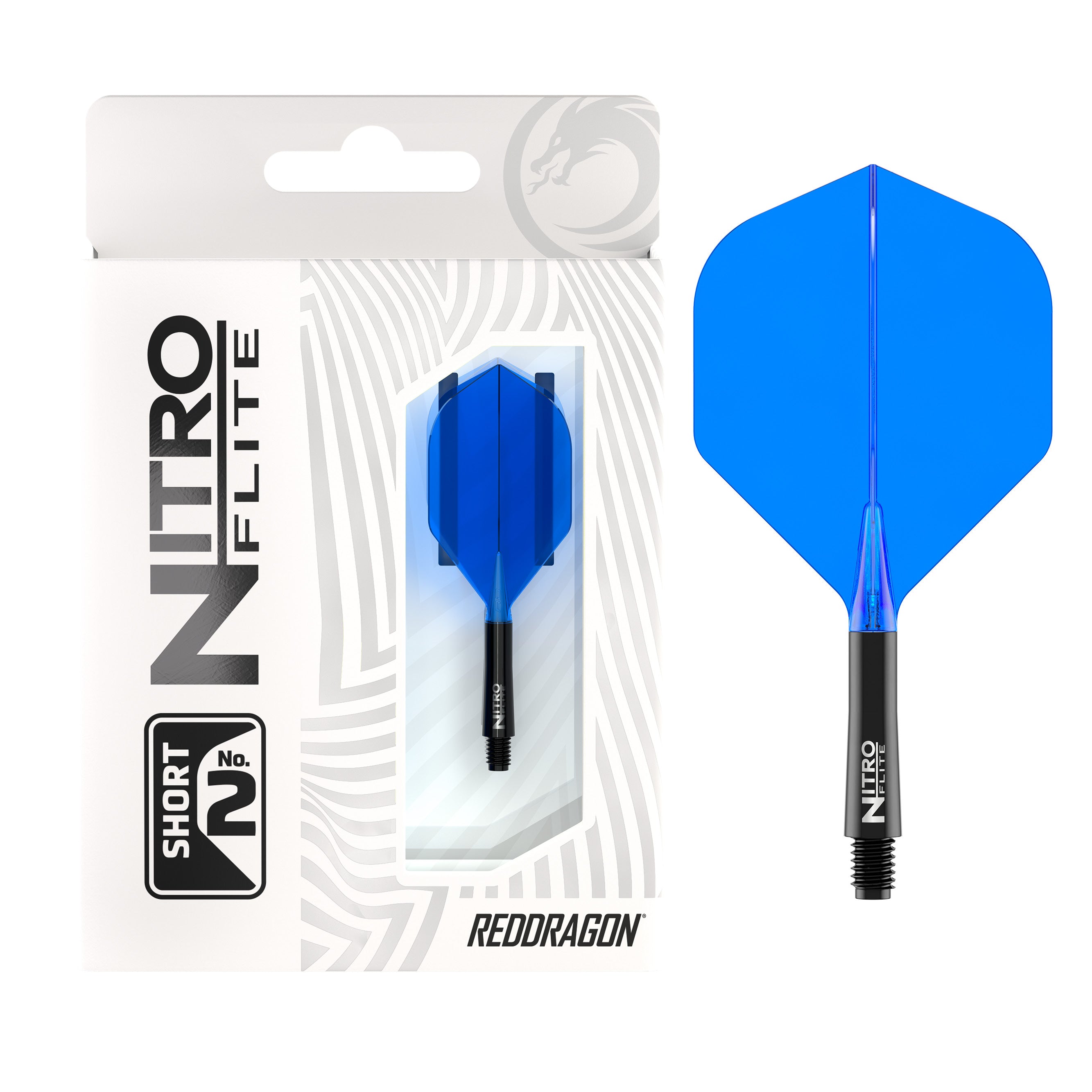 Nitro Flite - Integrated Flight and Shaft Black & Blue