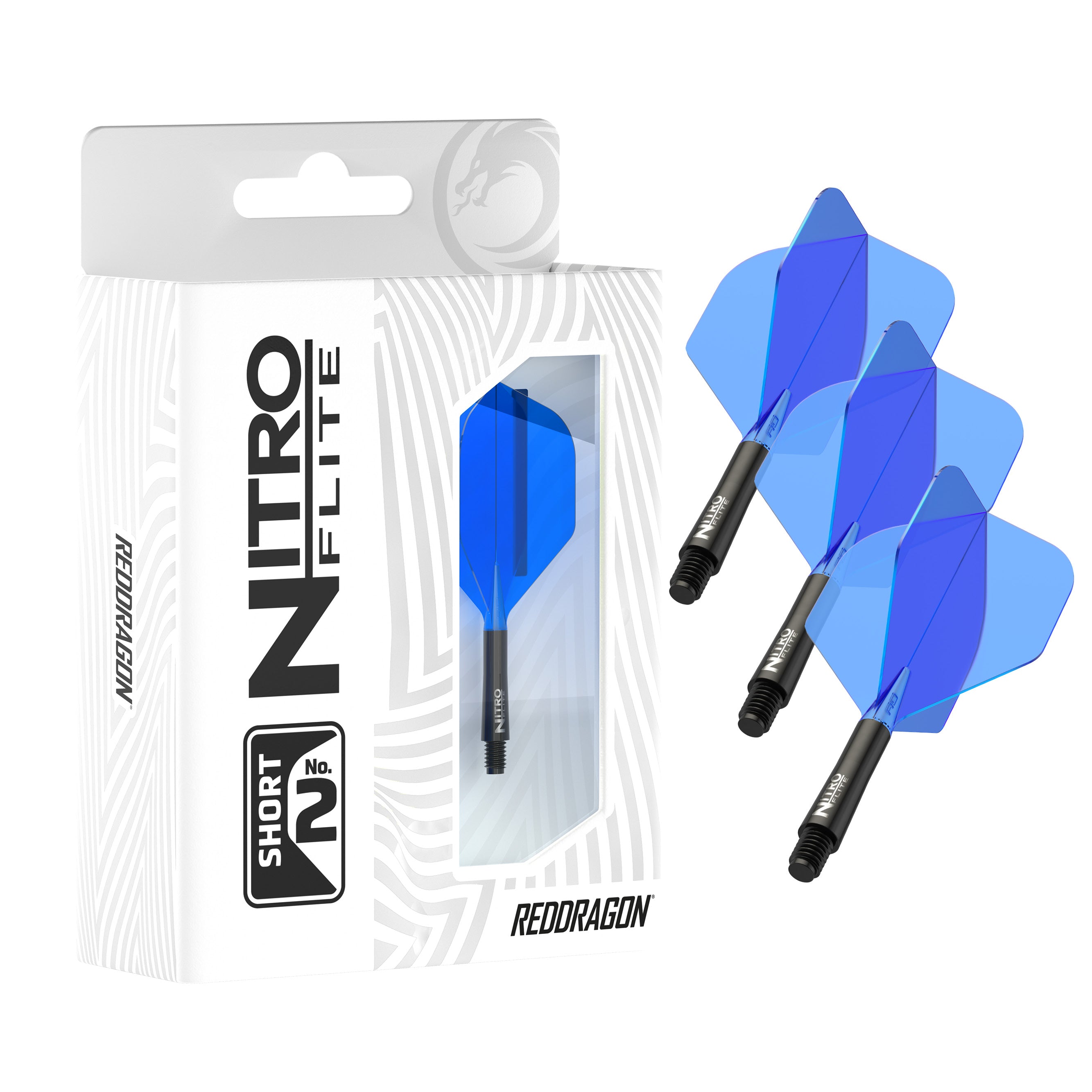 Nitro Flite - Integrated Flight and Shaft Black & Blue