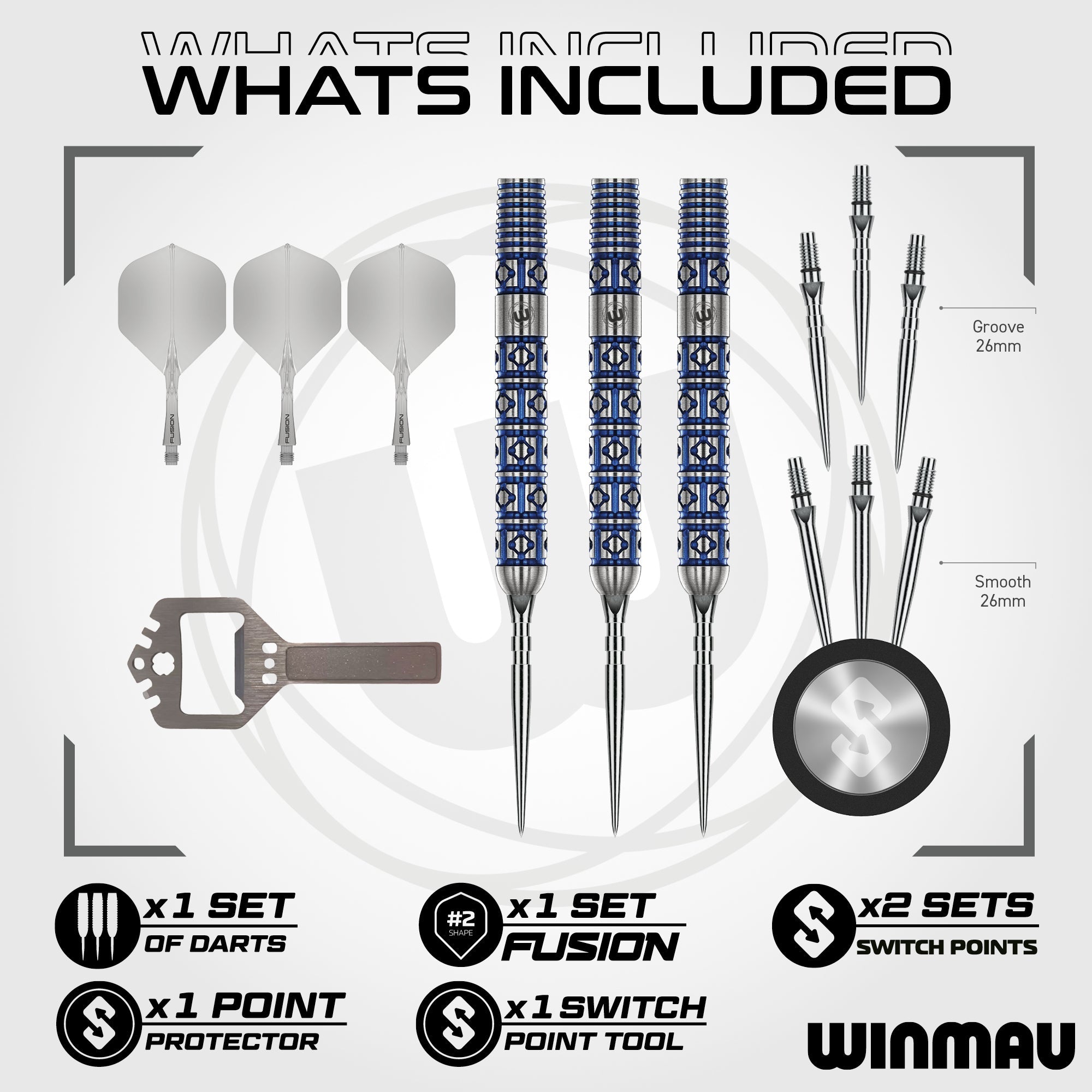 Lunaris Switch Point Darts - Parallel
