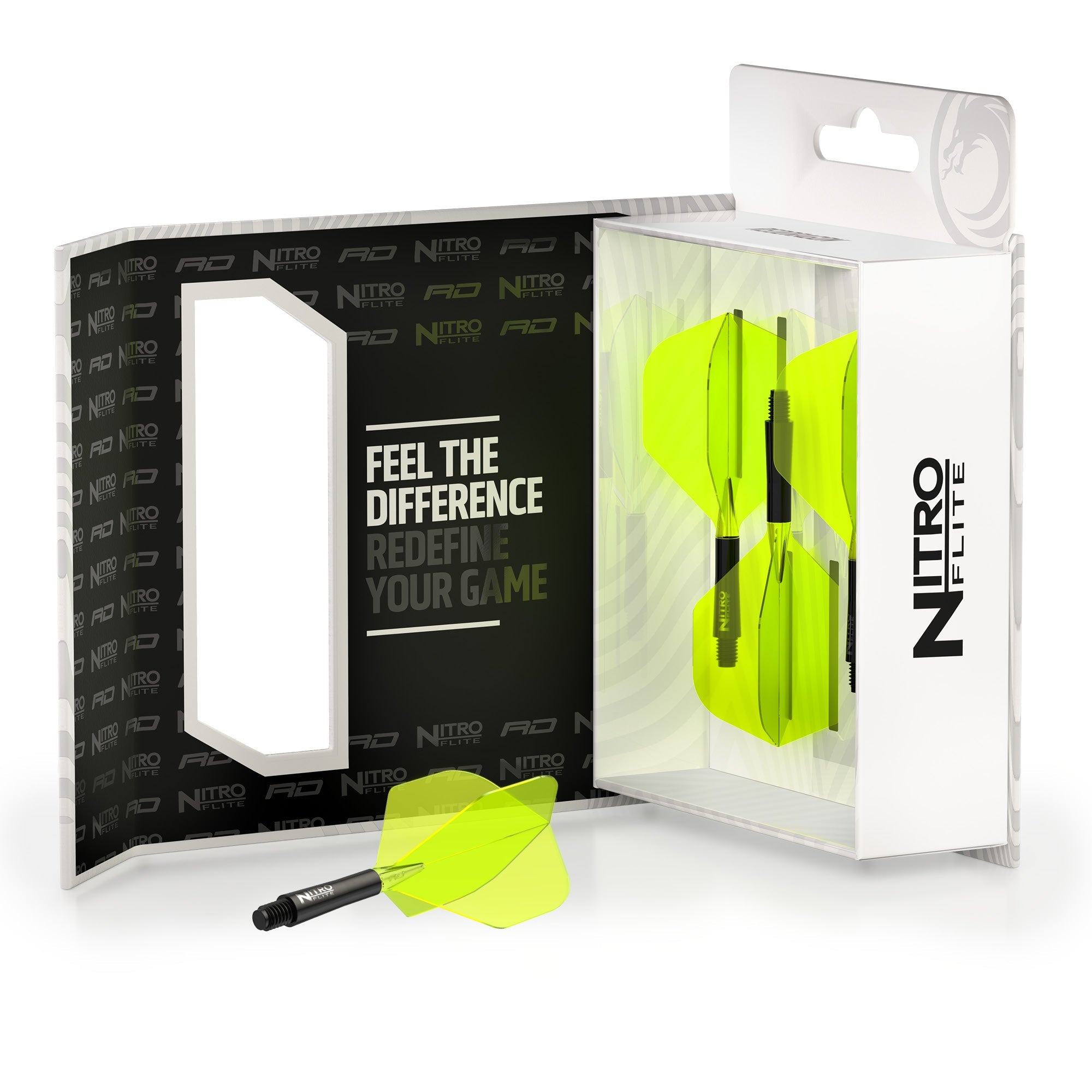 Nitro Flite - Integrated Flight and Shaft Black & Yellow