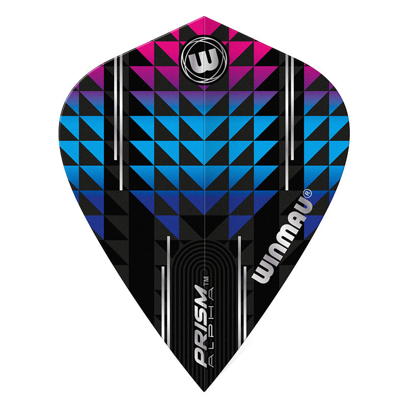Black, Blue & Purple Prism Alpha Kite