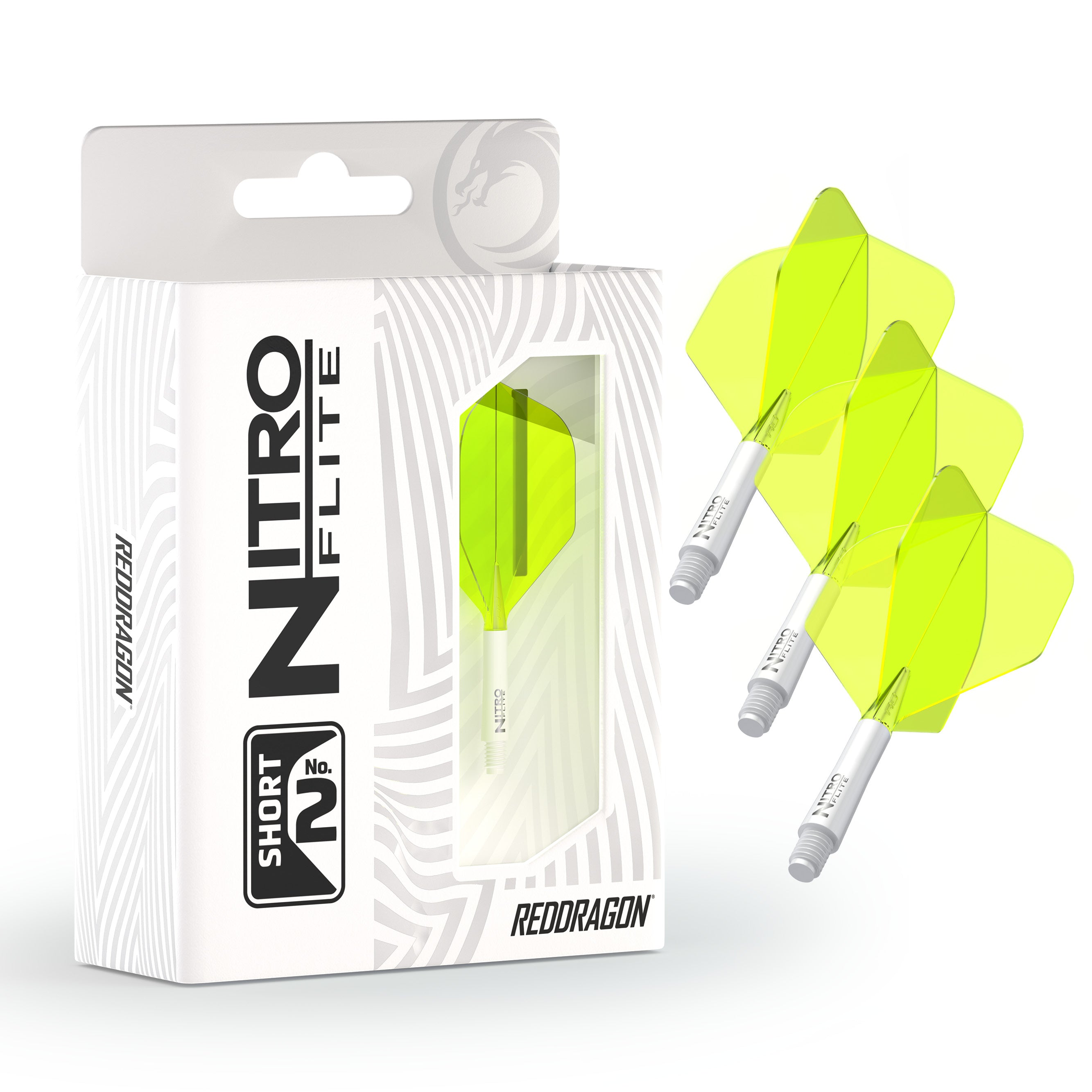 Nitro Flite - Integrated Flight and Shaft White & Yellow