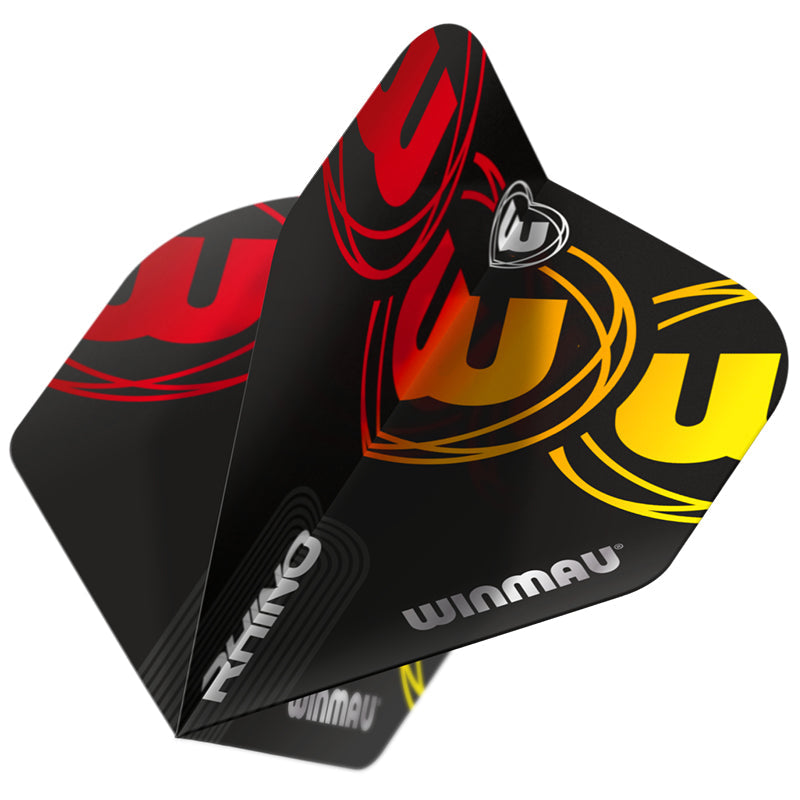 Black, Red & Yellow Rhino Standard