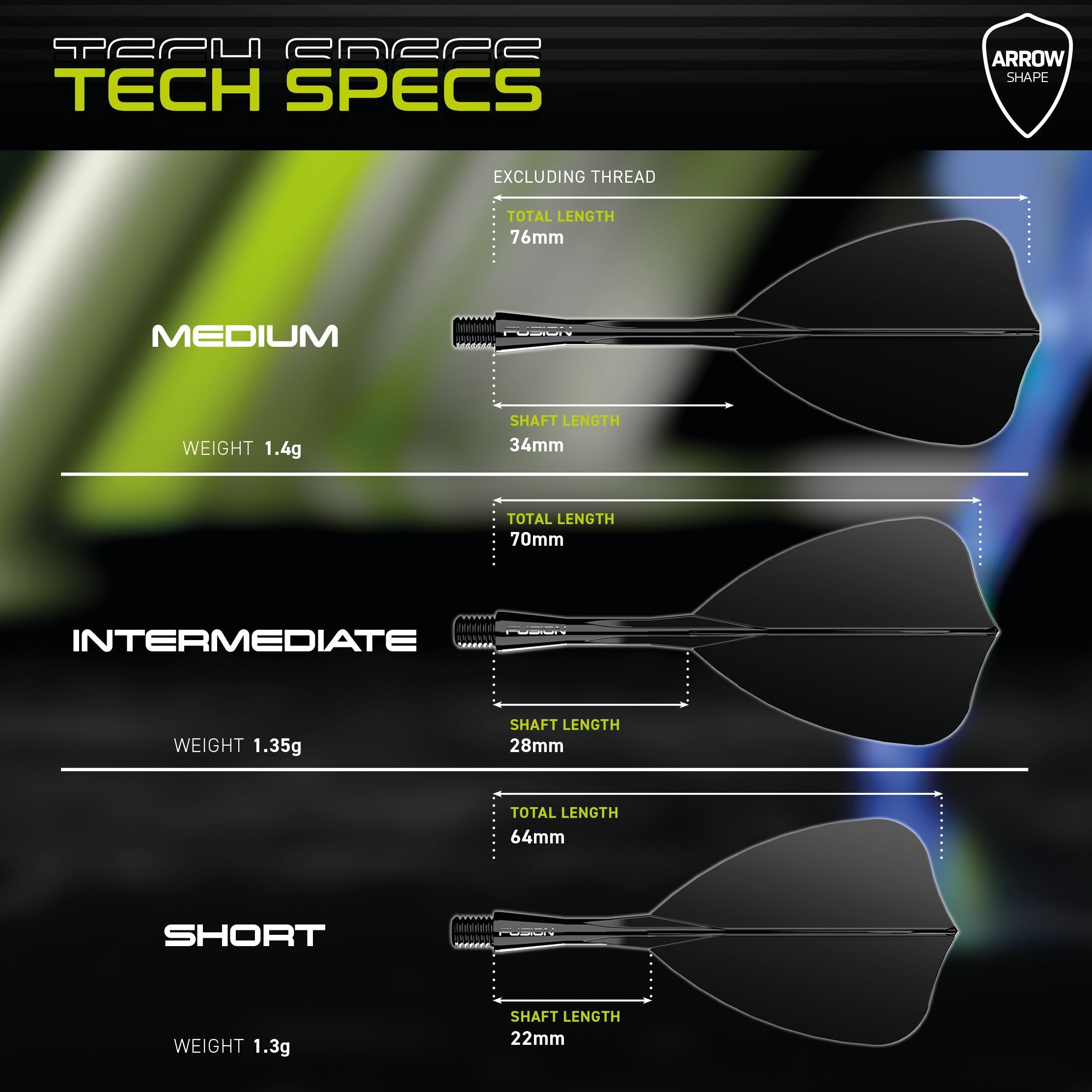 Winmau Fusion Arrow Flight & Shaft
