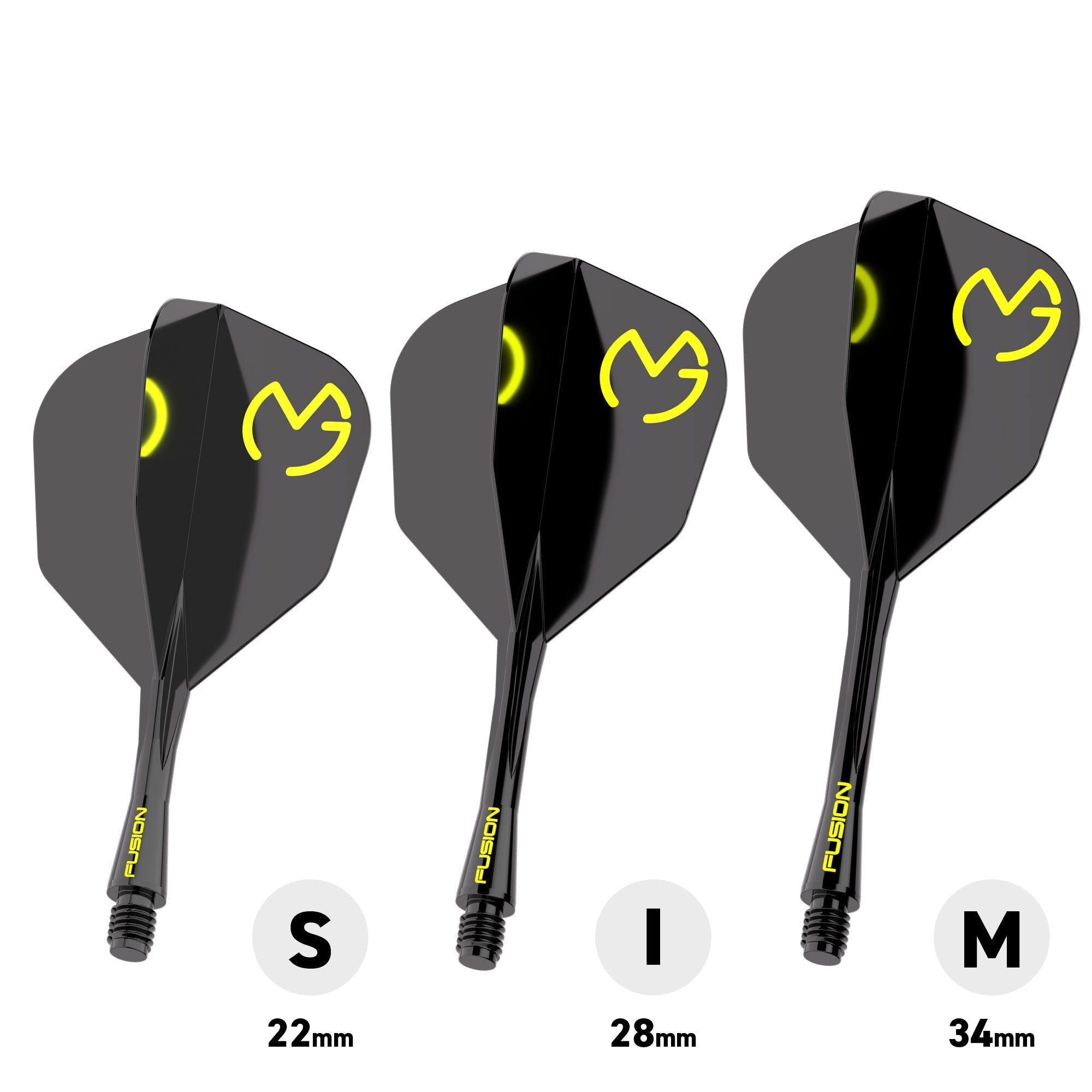 Fusion #6 Integrated Flight & Shaft MvG Design Black & Green