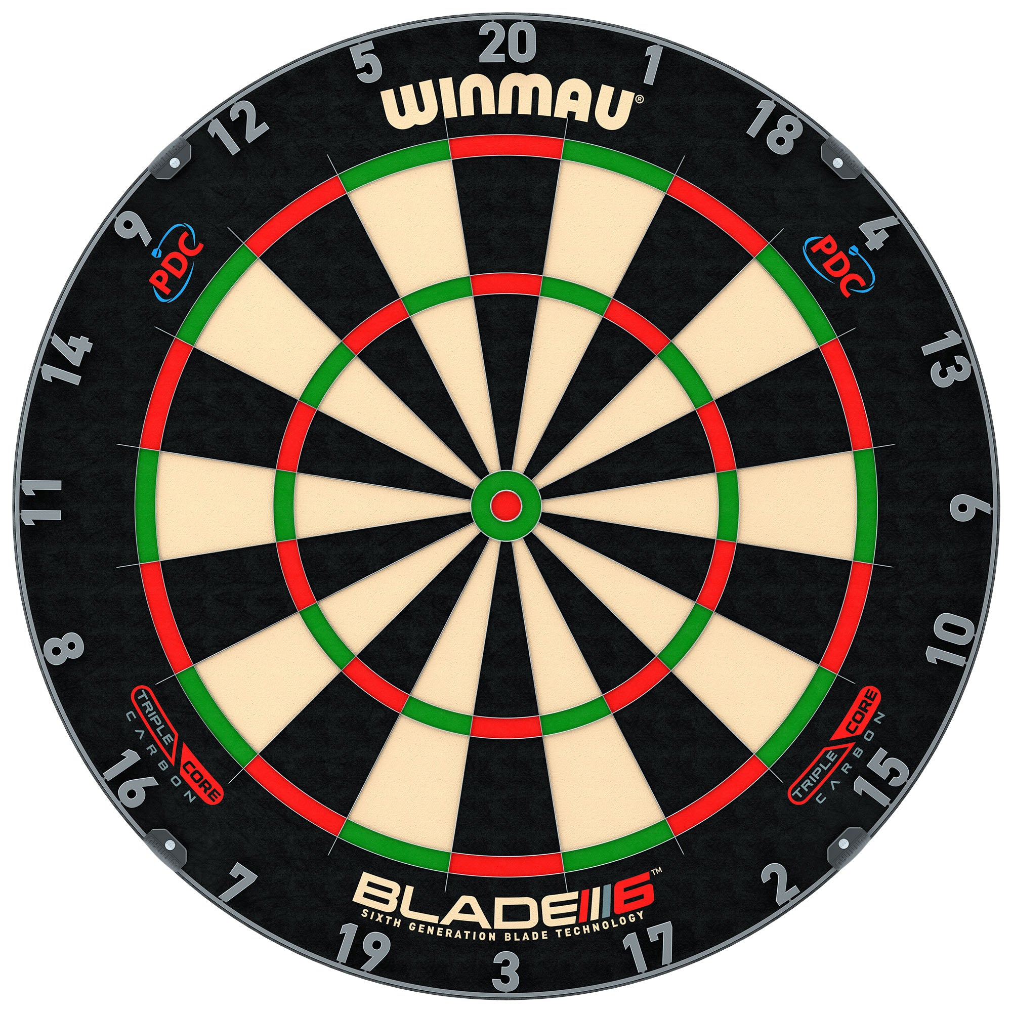Blade 6 Triple Core Dartboard - Official PDC World Championship Board