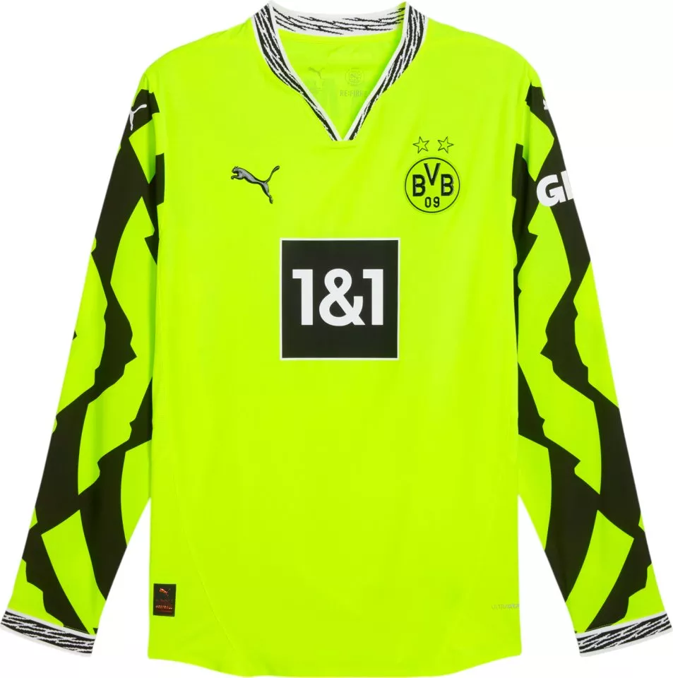 Long-sleeve Puma BVB Anniversary Authentic Long Sleeve Jersey