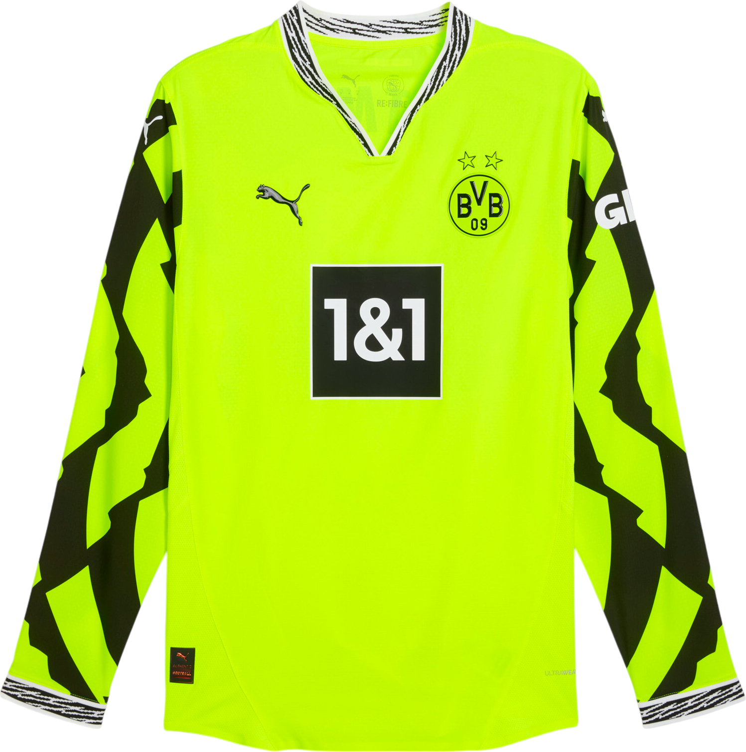 Long-sleeve Puma BVB Anniversary Authentic Long Sleeve Jersey