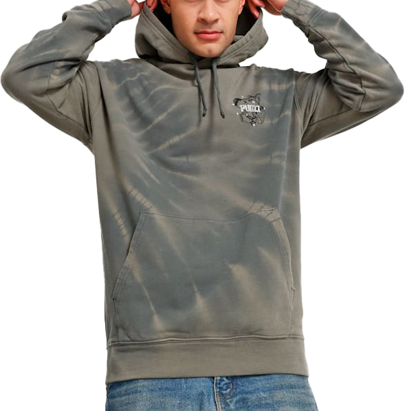 Sweatshirt Puma Downtown RE Place Hoody Grau F80