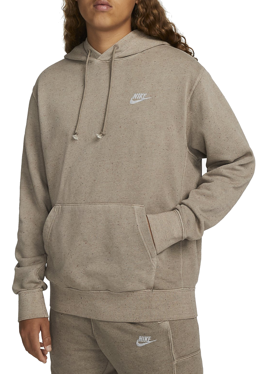 Hooded sweatshirt Nike M NK CLUB+ PO HOODIE REVIVAL