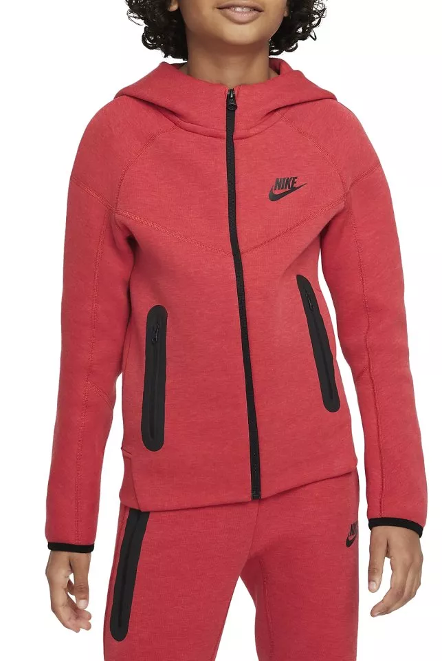 Hooded sweatshirt Nike B NSW TECH FLC FZ