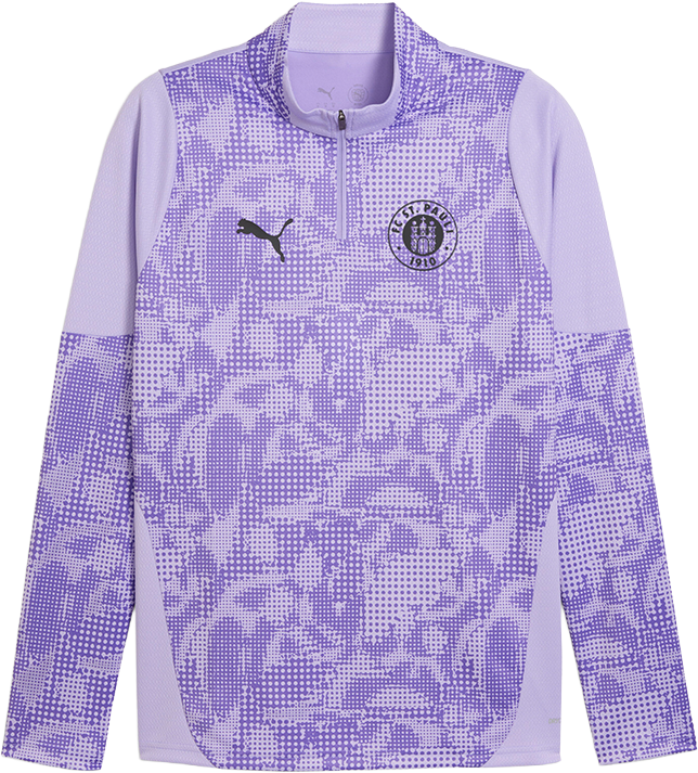 Long-sleeve T-shirt Puma FC St. Pauli Training 1/4 Zip Top 2025/26