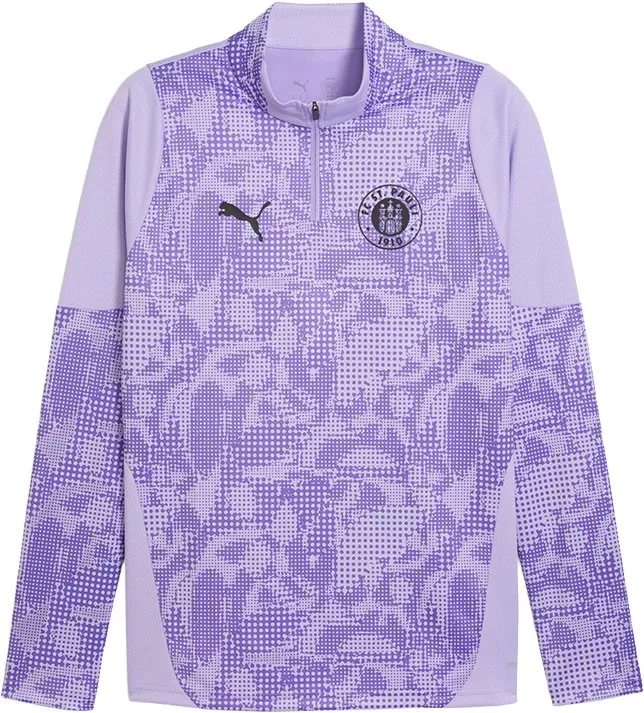 Long-sleeve T-shirt Puma FC St. Pauli Training 1/4 Zip Top 2025/26