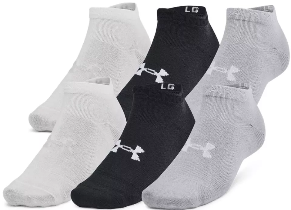 Socks Under Armour Unisex UA Essential 6pk Low-BLK