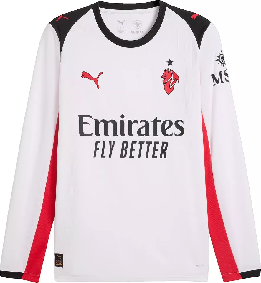 Long-sleeve Puma ACM Away Jersey Replica LS 2025/26