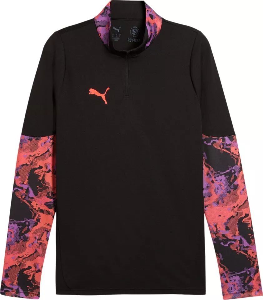 Long-sleeve T-shirt Puma individualCUP 1/4 Zip-Top