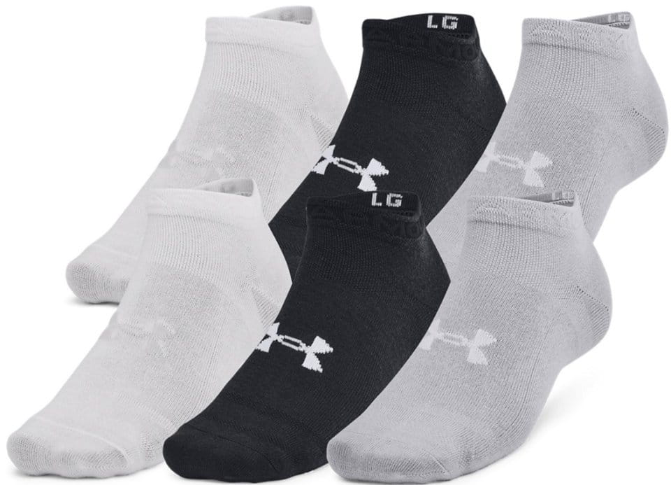 Socks Under Armour Unisex UA Essential 6pk Low-BLK