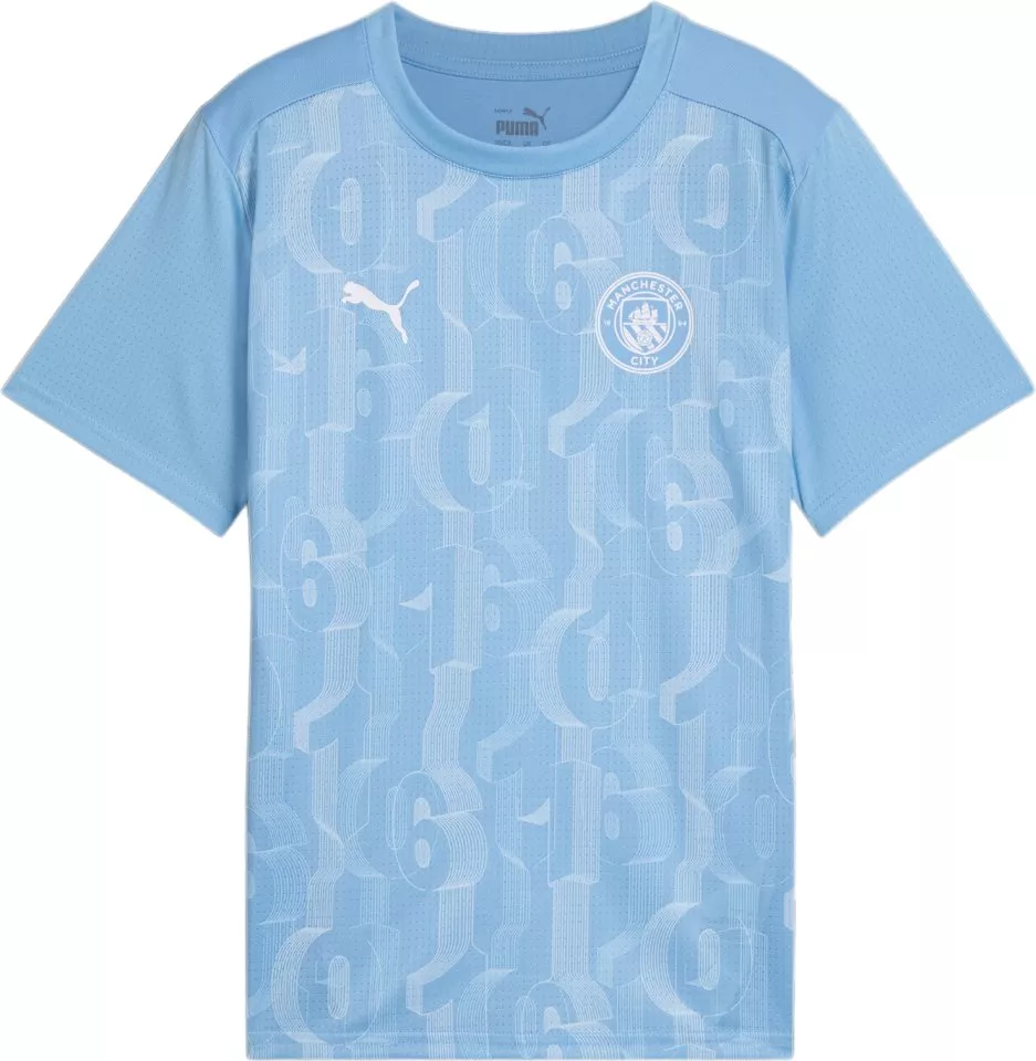 Puma Manchester City Pre-match Short Sleeve Jersey Youth