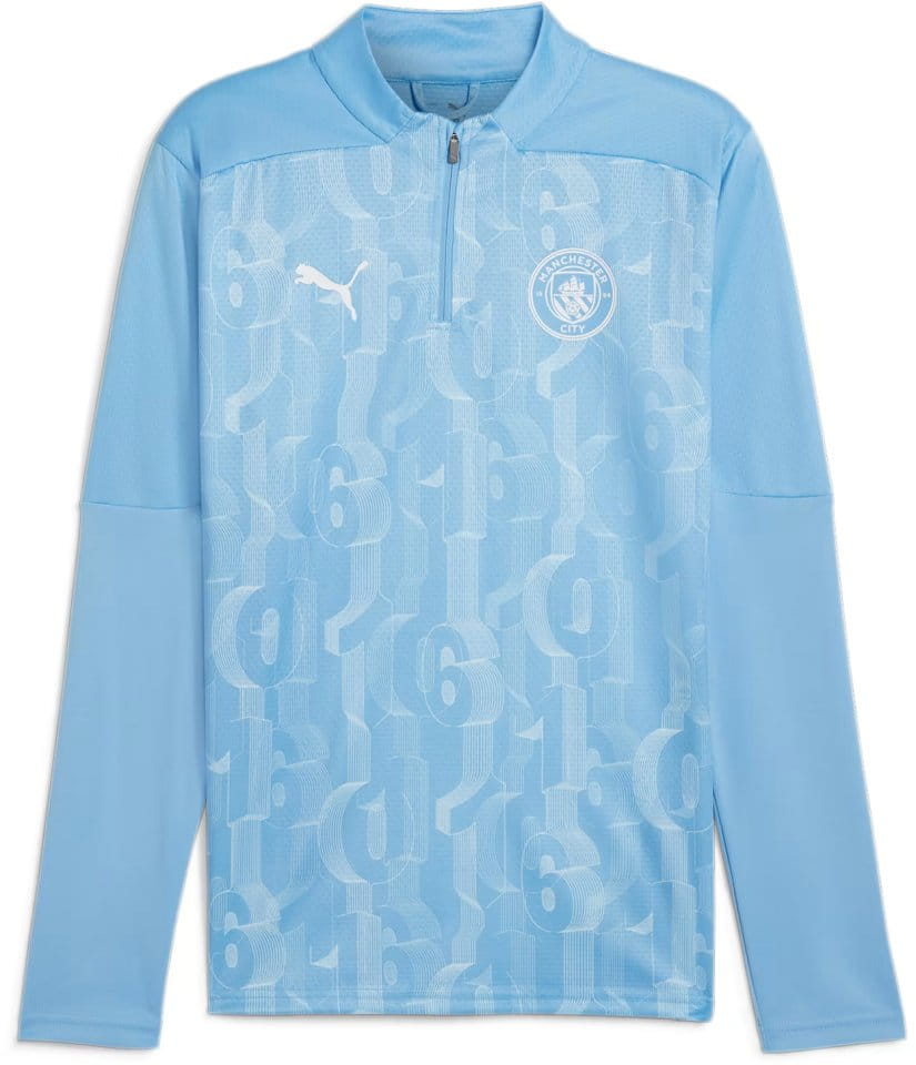 Long-sleeve T-shirt Puma Manchester City Pre-match Quarter-Zip Top Men
