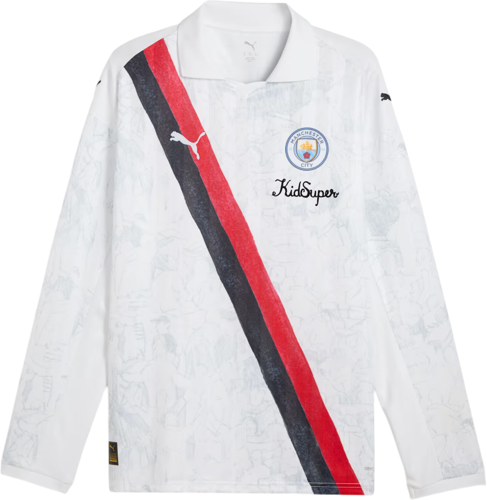 Long-sleeve T-shirt Puma KIDSUPER MCFC LS Retro Shirt
