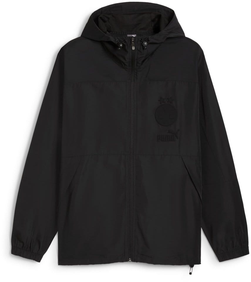 Hooded sweatshirt Puma BVB ftblMonochrm FZ Hoodie