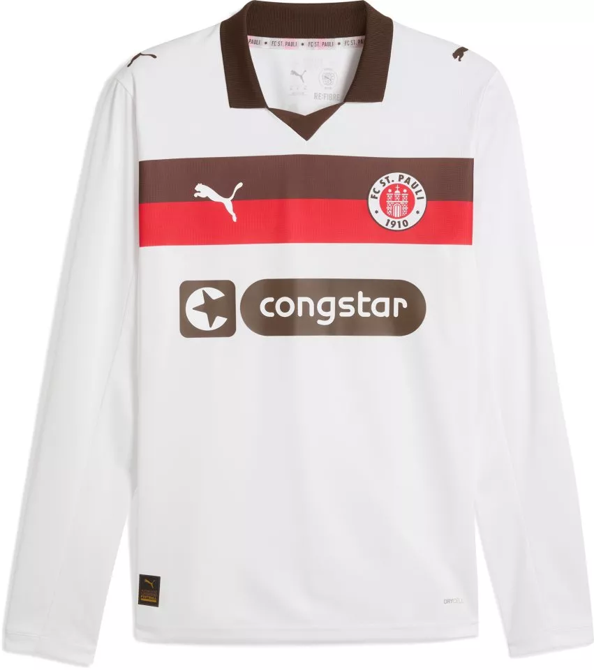 Long-sleeve Puma FC St. Pauli Long Sleeve Away Jersey 2025/26
