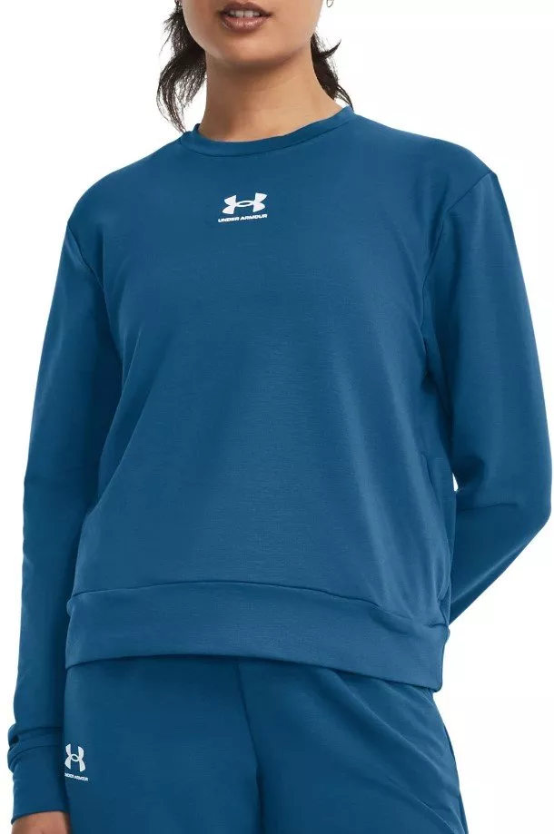 Sweatshirt Under Armour Rival Terry Crew-BLU