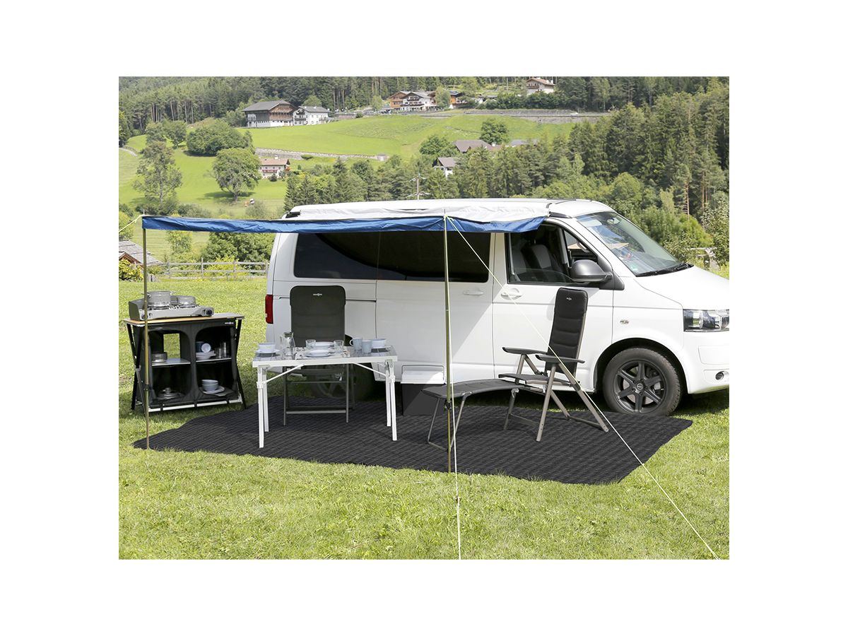 Brunner Balmat Black & White voortenttapijt - 250x700 cm