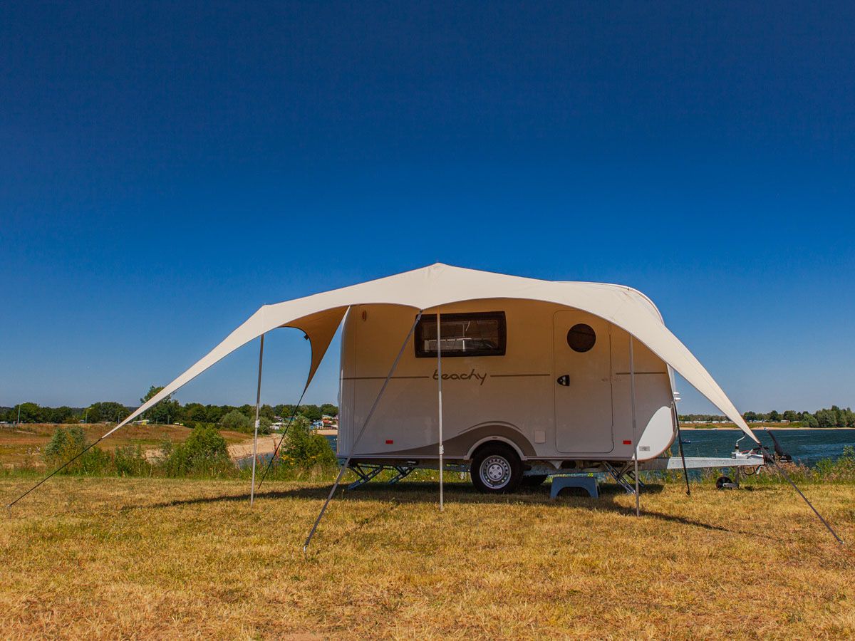 Campooz Trekking caravanluifel Hobby Beachy - 420 cm