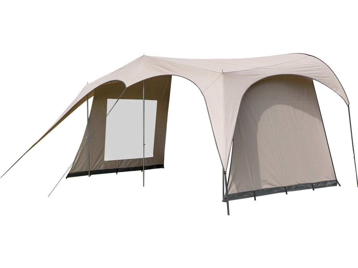 Campooz Trekking zijwand met raam - beige