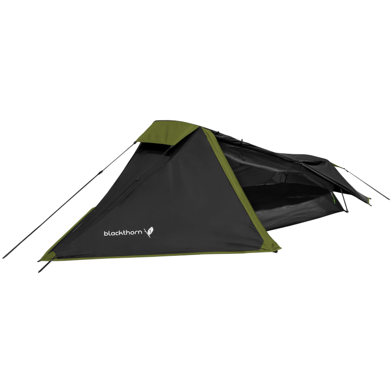 Highlander Blackthorn 1 zwarte tunneltent