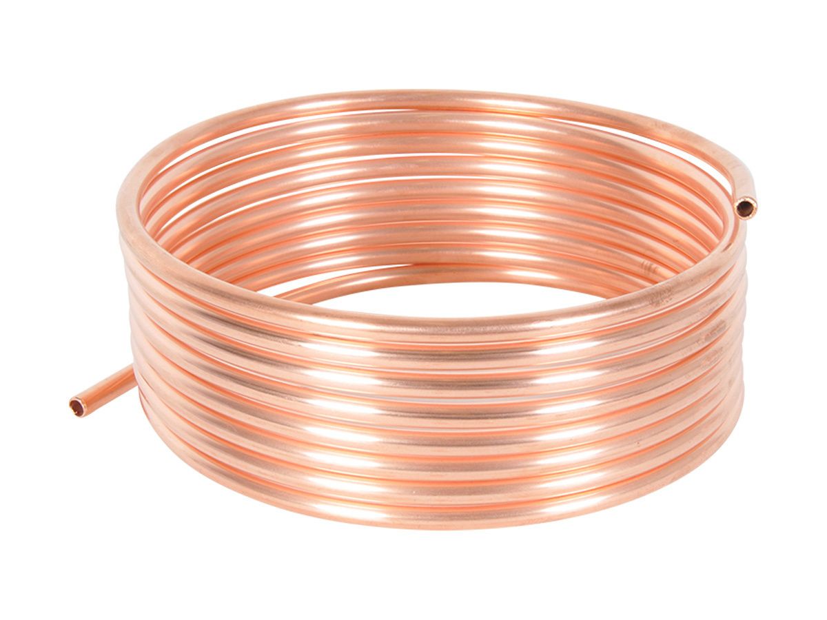 Obelink 8 mm koperen gasleiding - 5 m