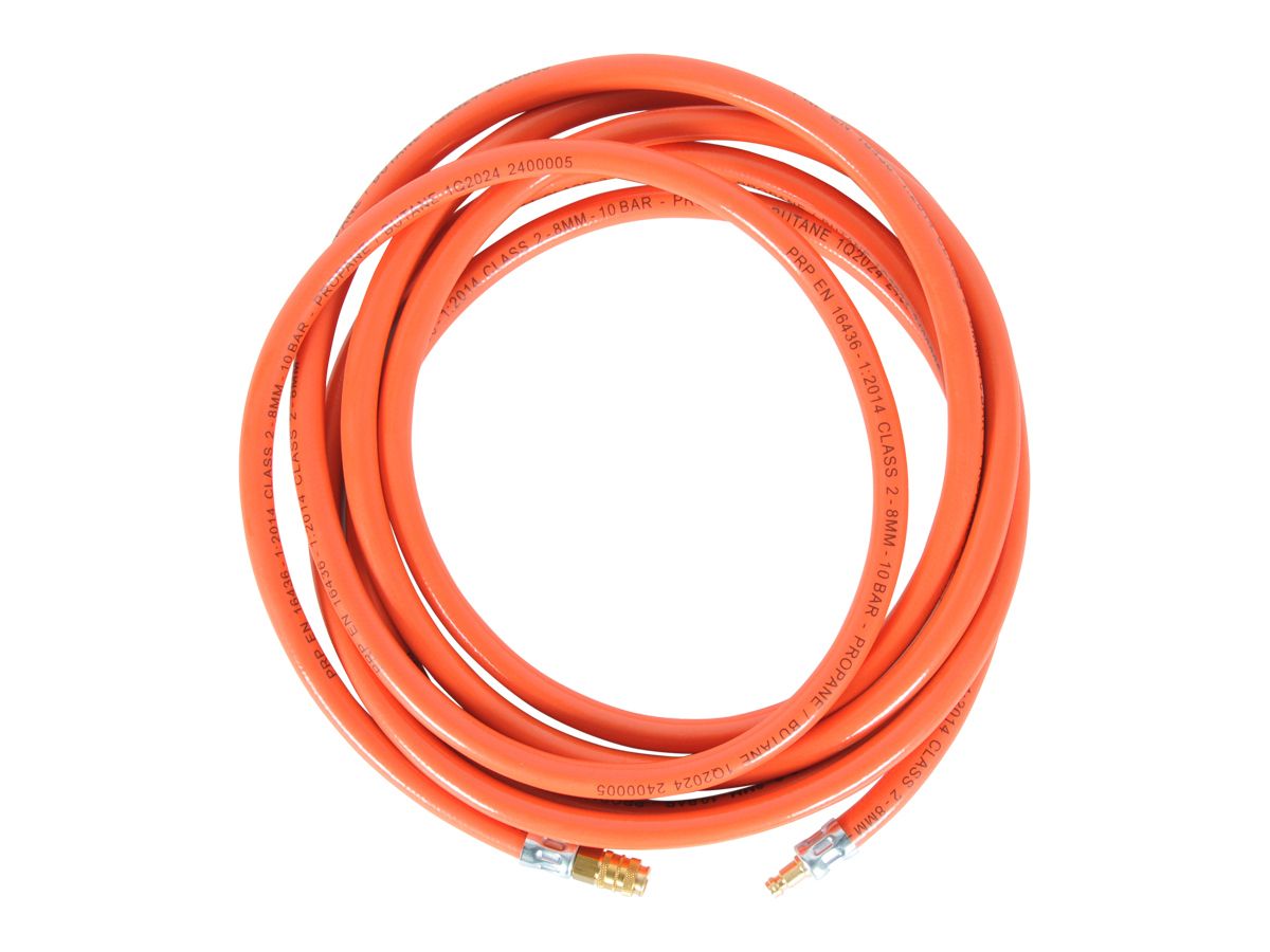 Obelink snelkoppeling male x female gasslang - 5 m