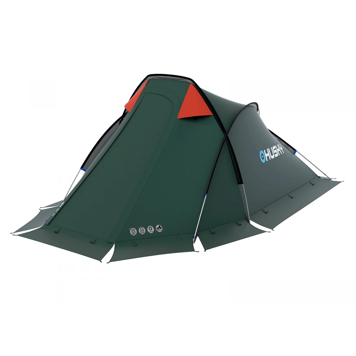 Husky Flame 2 Extreme groene koepeltent