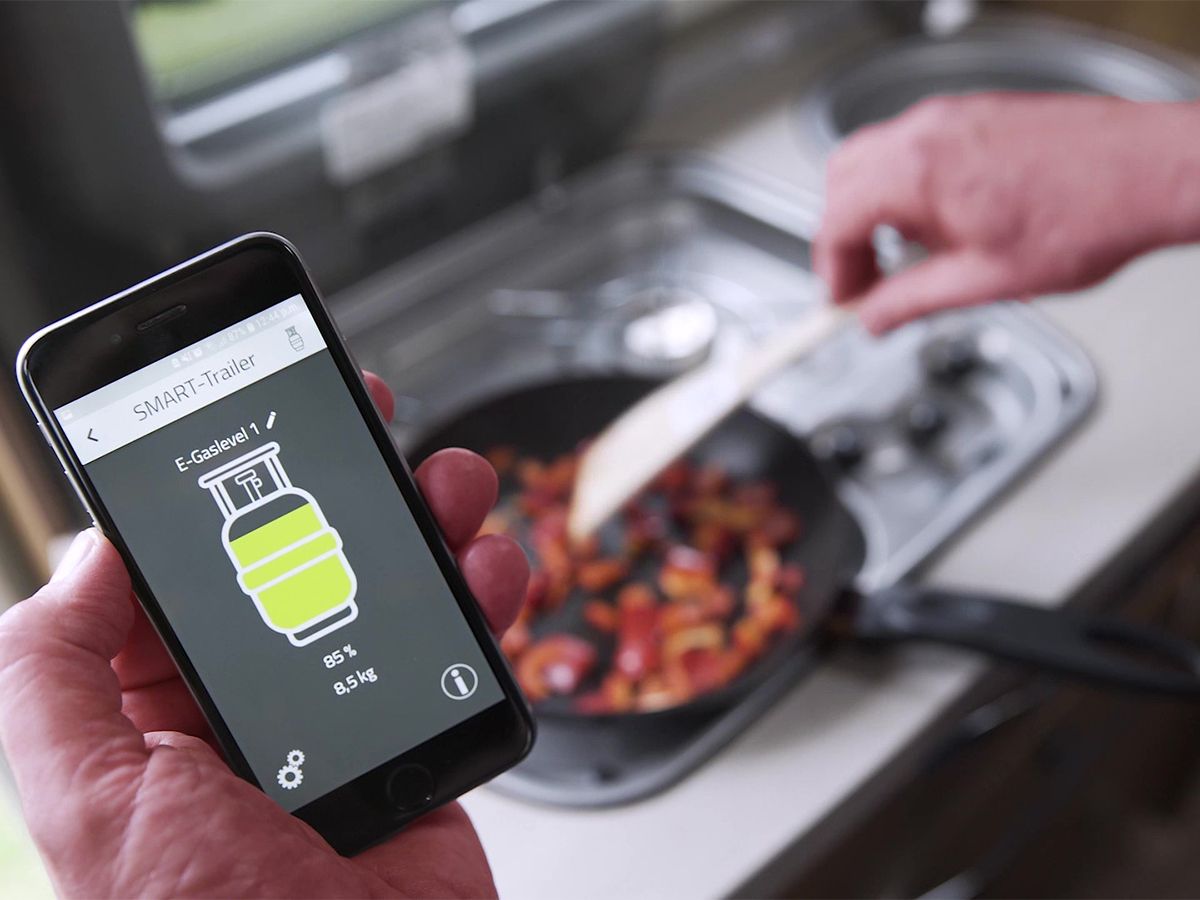 E-Trailer E-Gaslevel gasniveauindicator