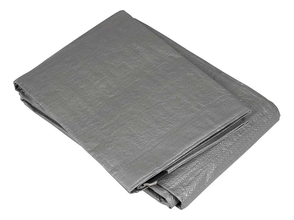 Bo-Camp 5 x 3 meter Grey afdekzeil