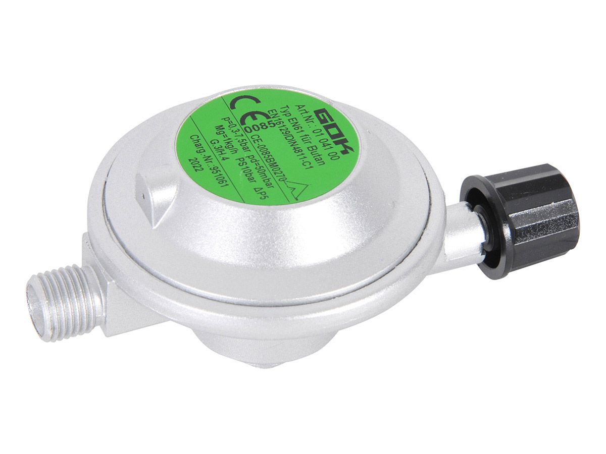 GOK Campingaz 50 mbar 1/4li drukregelaar