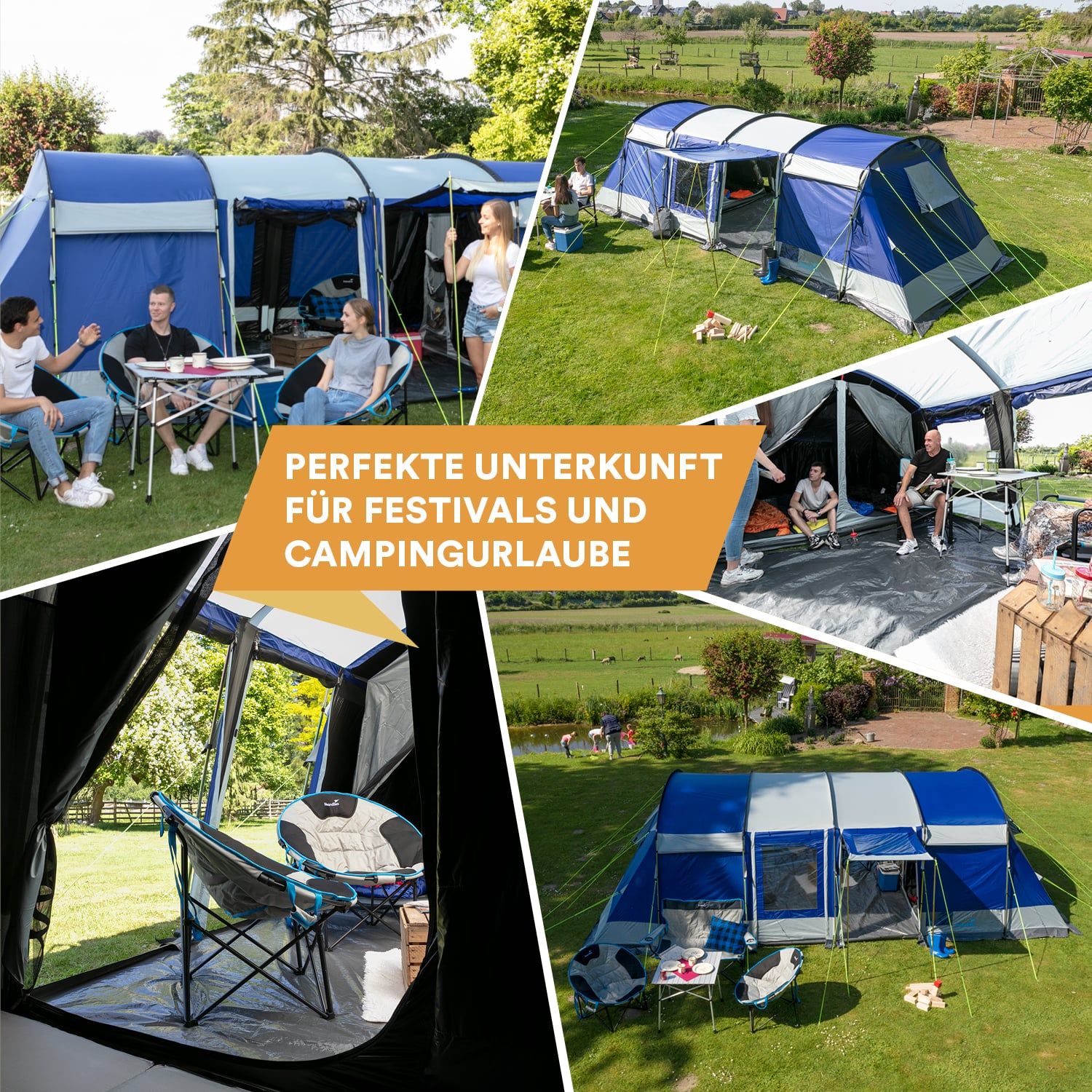 Skandika Montana 8 Sleeper Protect Tunneltent