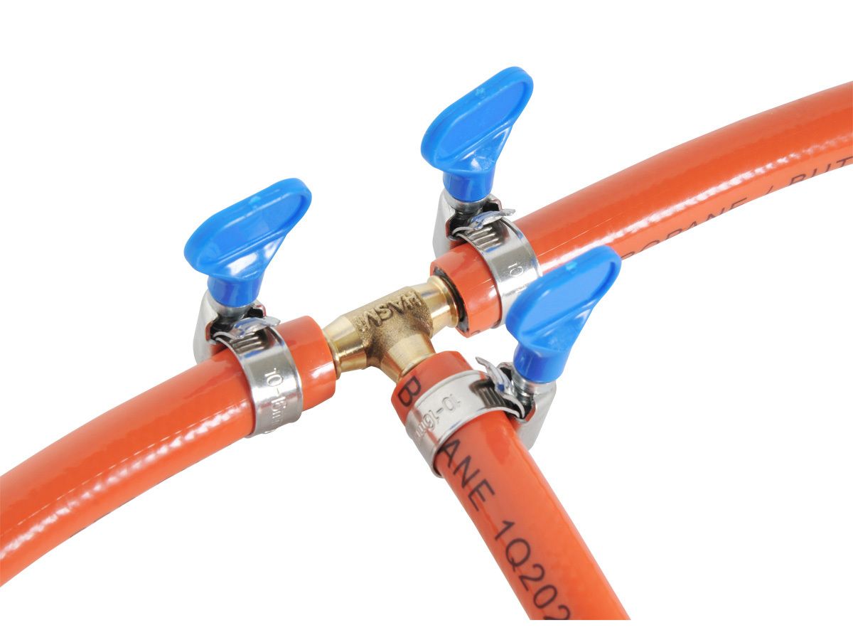 Obelink 8 mm slangpilaar T-stuk