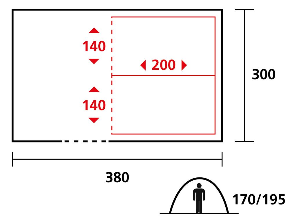 Tweedekans Hypercamp Holiday 4 bungalowtent