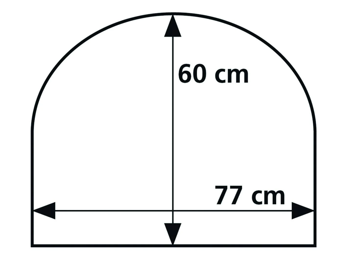 Obelink wielflap rond - 77 x 60 cm