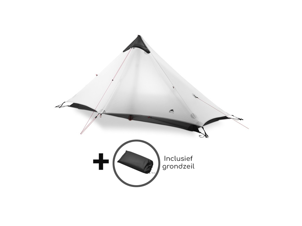 3F UL GEAR Lanshan 1-persoons tent - White
