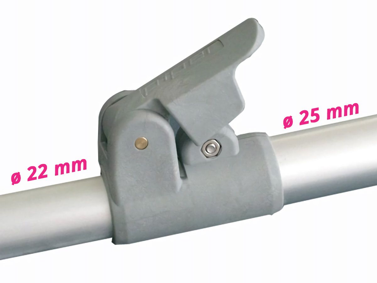 Piper PowerGrip buisklemmen ø 25/22 mm