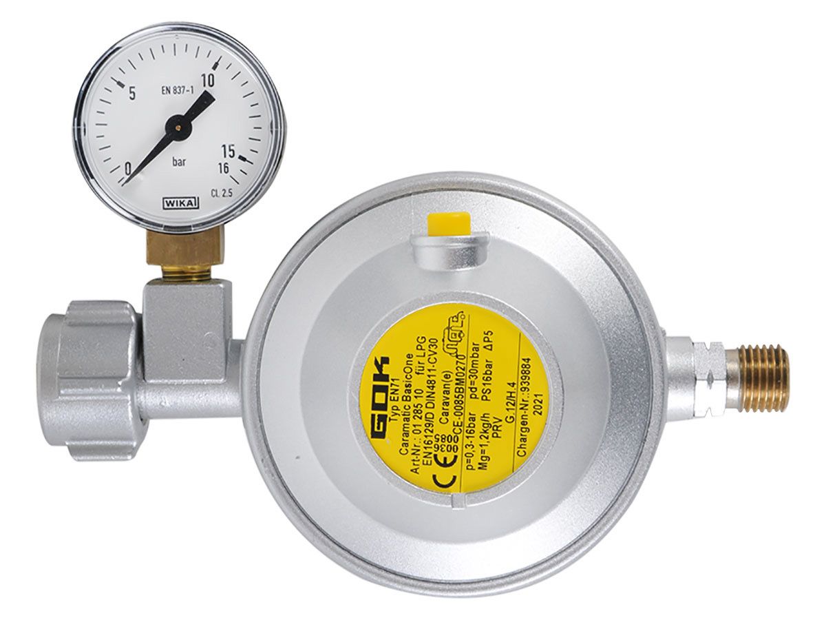 GOK 30 mbar manometer drukregelaar